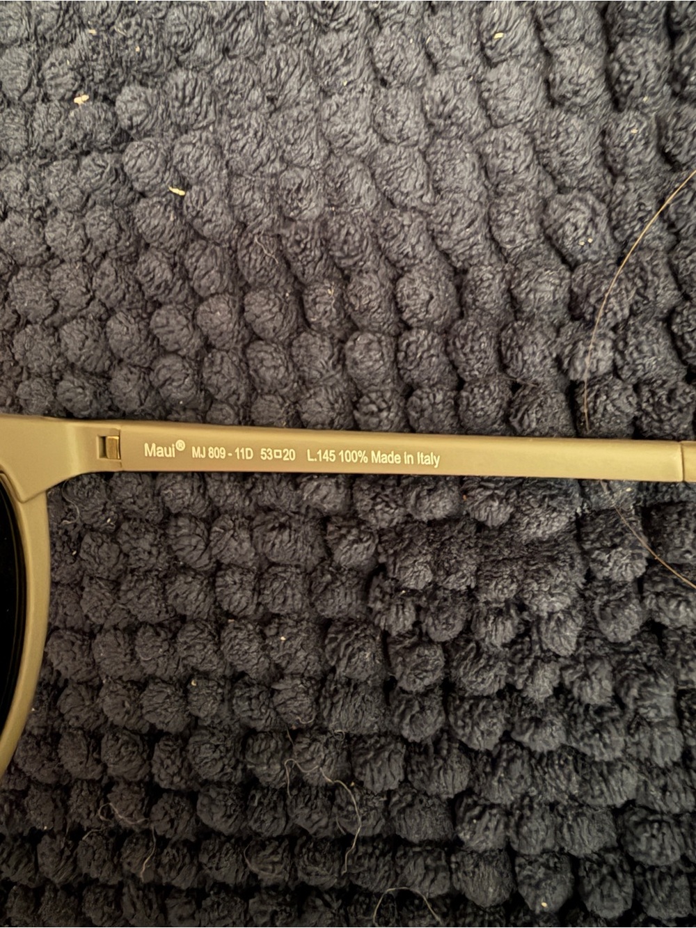 Maui Jim Black Textured Sunglasses - Picture 5 of 5